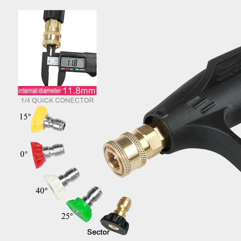 Car Pressure Washer Water Gun Power Washer Spray With 5 Quic-图3