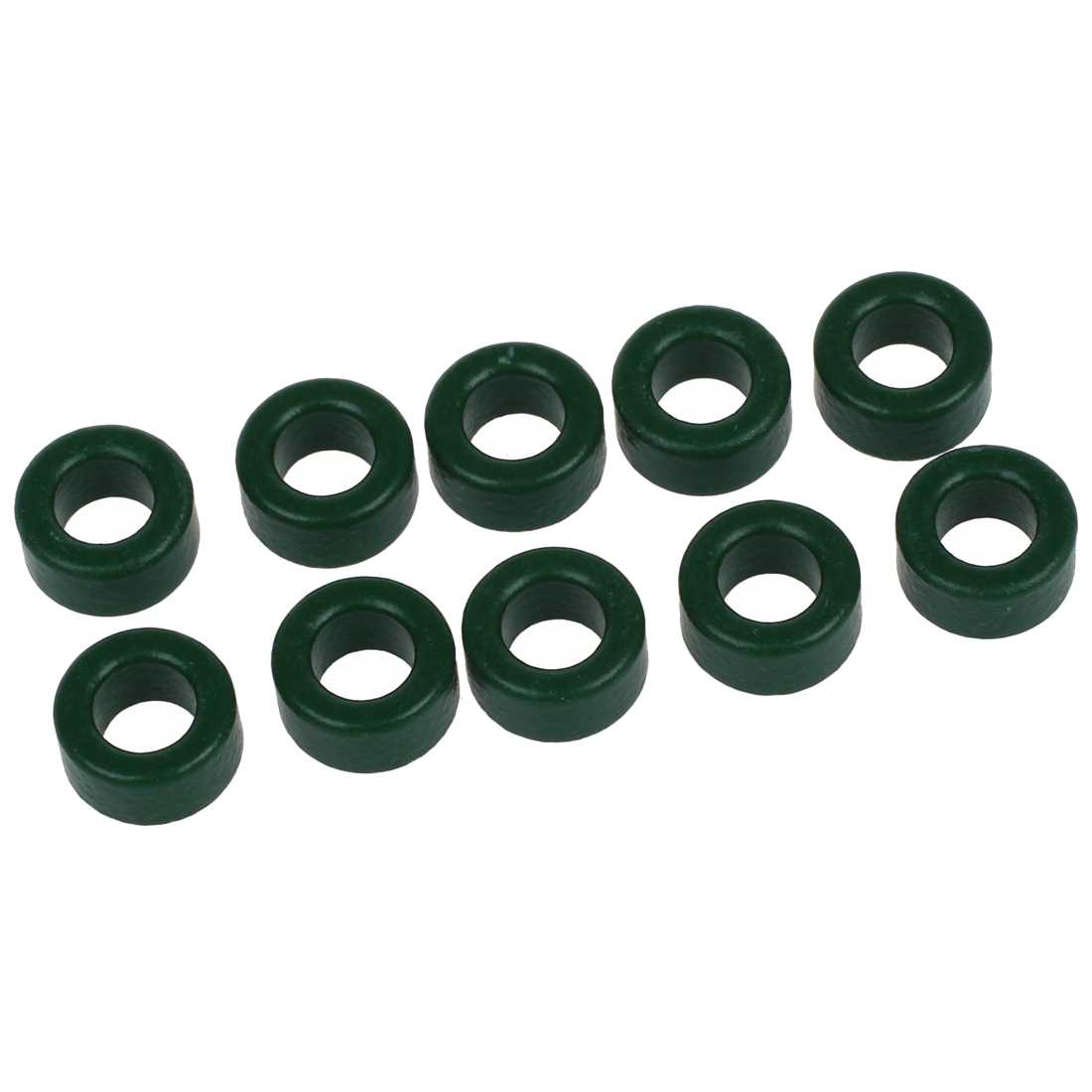 10 Pcs Inductor Coils Green Toroid Ferrite Cores 10mm x 6mm - 图2