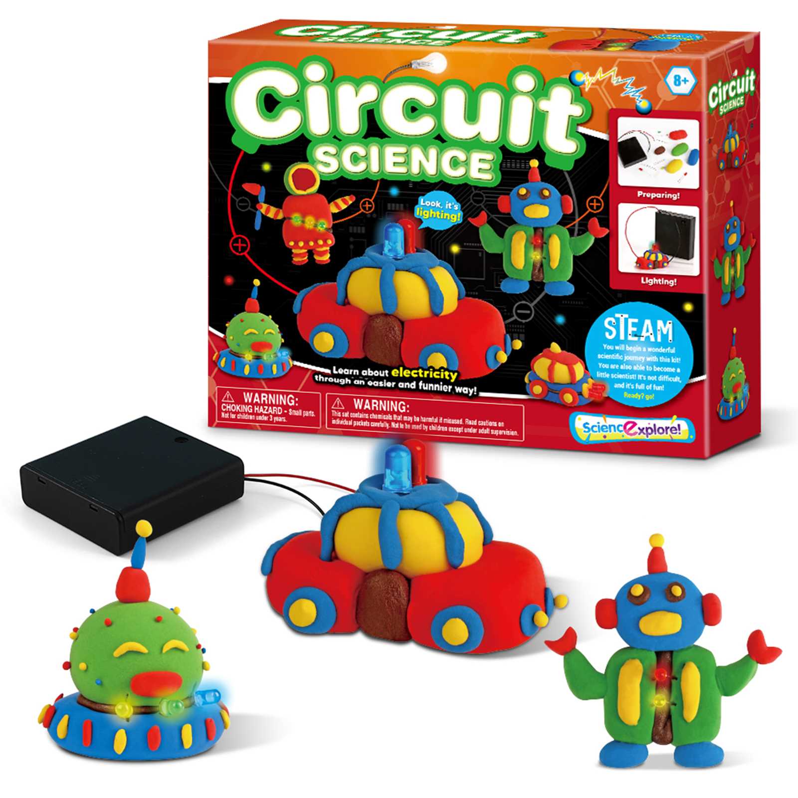 Science Experiment Kit Magic Science/Bouncy Ball/Soap/Disgus - 图2