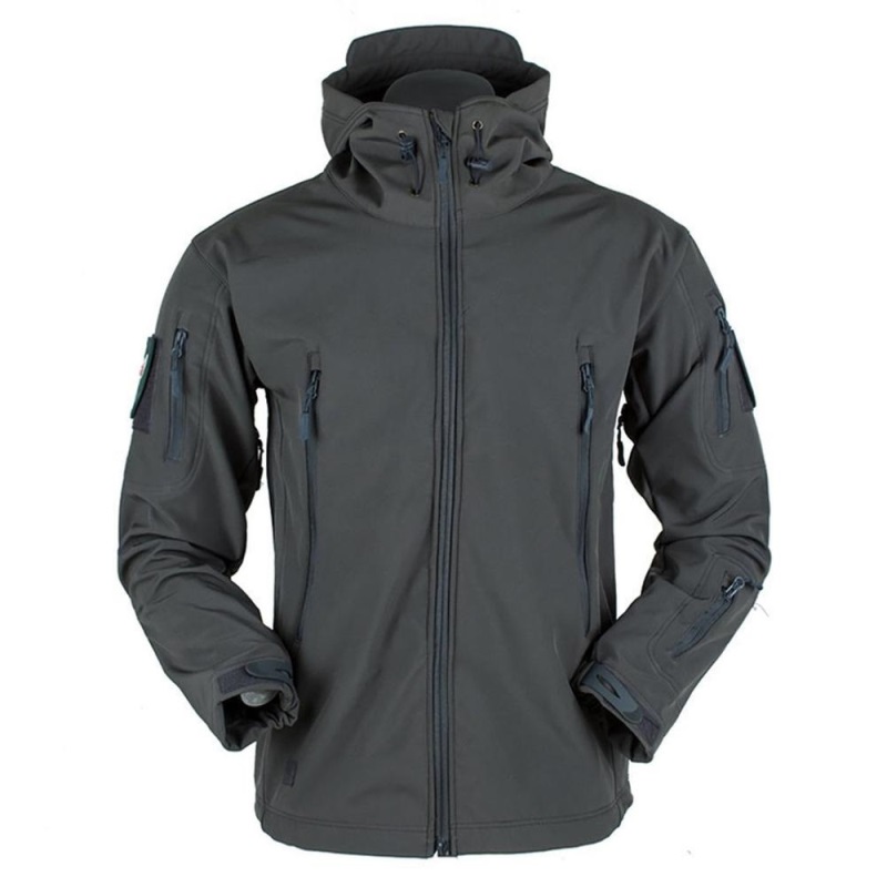 Men's winter jacket Fleece Windproof Thermal coat plus s - 图1