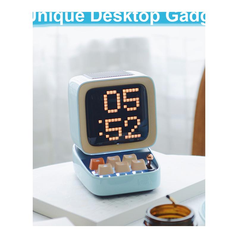 Ditoo Retro Pixel art Bluetooth Portable Speaker Alarm Clock - 图3