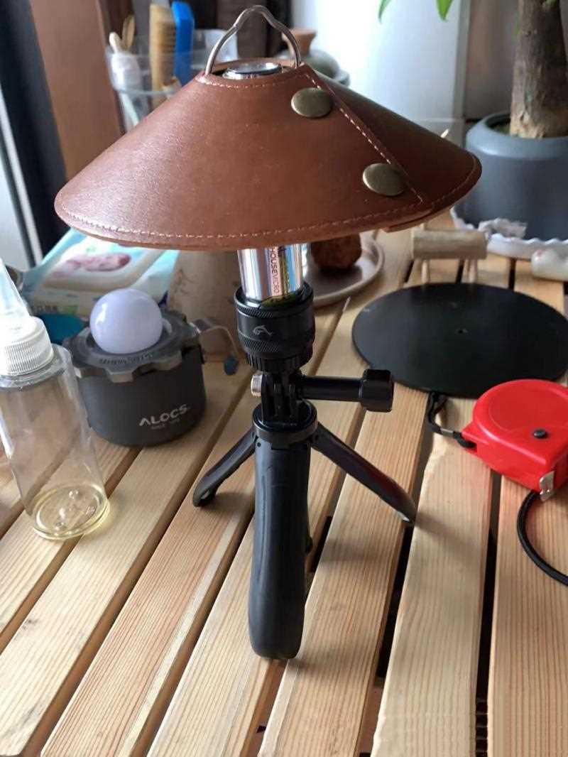 Leather Lampshade For Goal Zero Flashlight Camping Lamp Stan - 图0