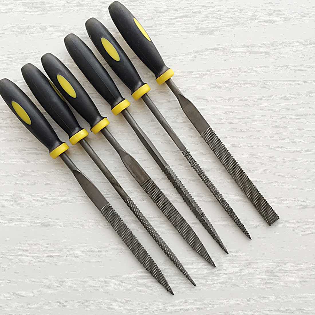 Mini Assorted Rasp 6pcs 140x3mm File Needle File Set Jewelry - 图0