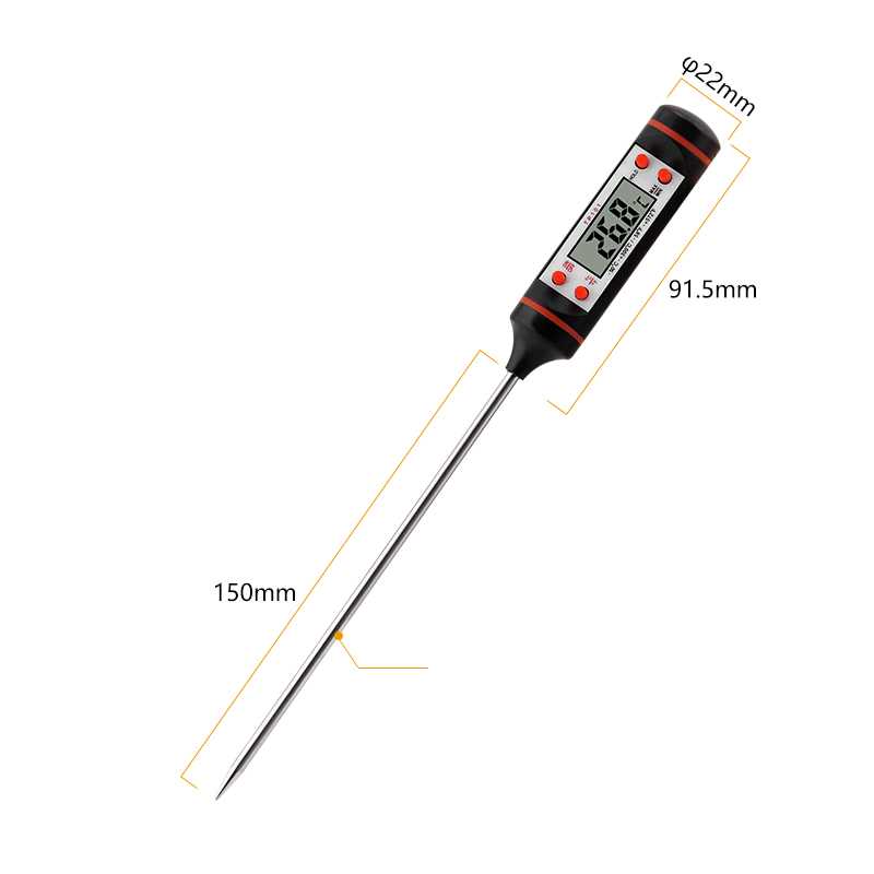 BBQ Kitchen oil thermometer Needle Food Thermometer Instant - 图1