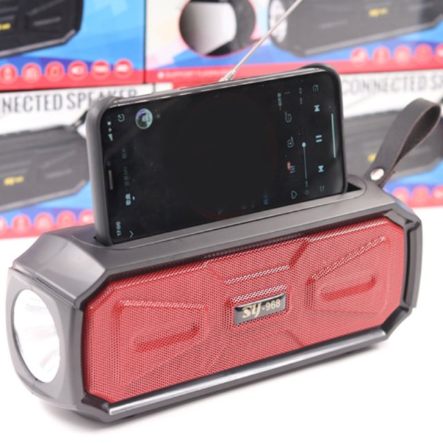 Portable Bluetooth-compatible Speaker with Solar Auto Charin - 图2