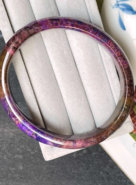 女款绿地碎花含证书水晶首饰老料