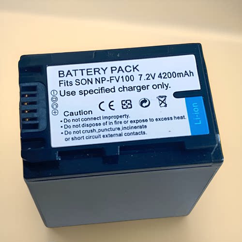 适用索尼摄像机NP-FV100 70 50电池HDR-CX680 PJ675 VG900e充电器 - 图2