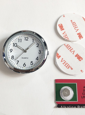 厨房专用防水石英手表免打孔3M胶贴阿拉伯大数字烹饪计时器防油污