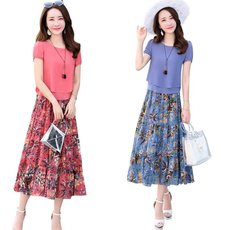 夏装古贝莎台湾高档水云间品两件套 织约连衣裙