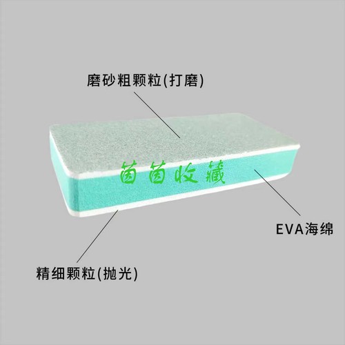 钱币抛光板古钱币打磨硬币抛光文玩砂砖抛光砂块板清理除锈打磨板 - 图1