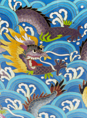 程老师景泰蓝工艺庆典落地珐琅