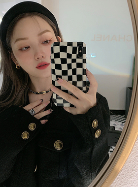 小众设计皮质拼接皮绳项链锁骨链