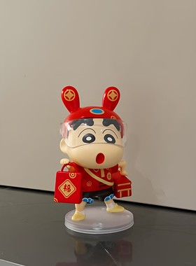 蜡笔小新新年实心手办摆件礼物