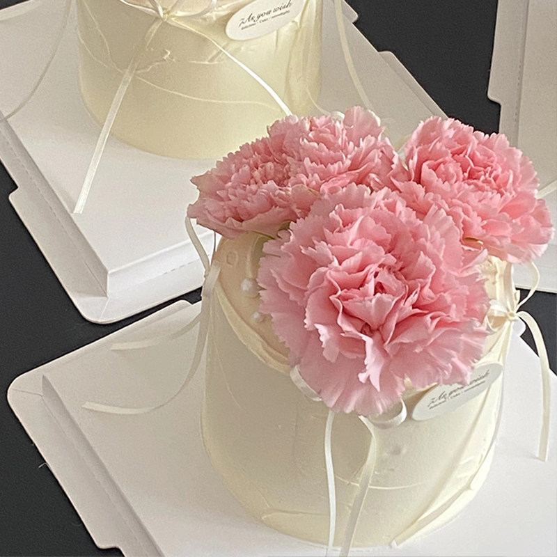 2025母亲节氛围感康乃馨蛋糕装饰简约妈妈生日DIY蝴蝶结丝带装扮,淘宝优惠券,粉丝福利购,淘宝优惠卷