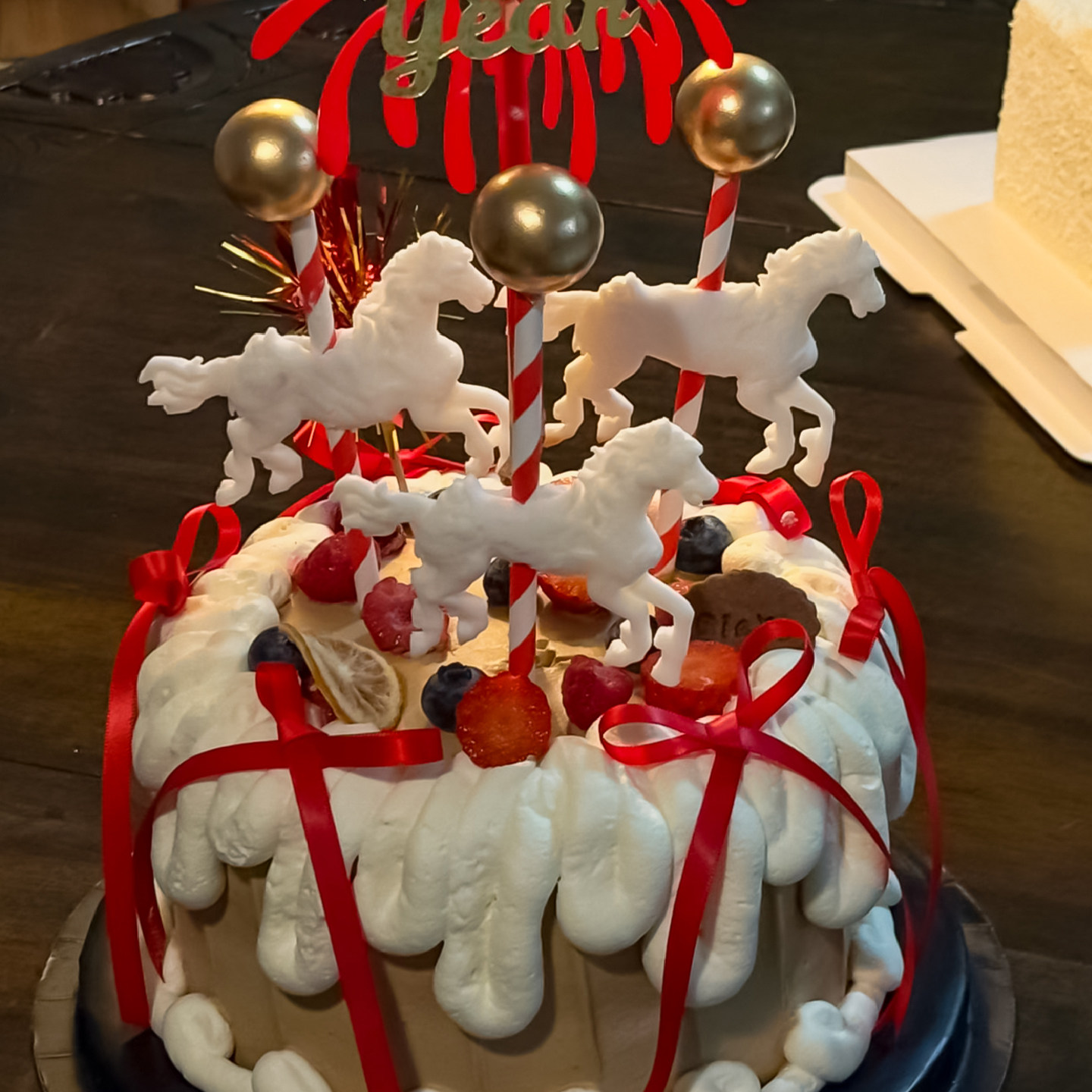 2026新年马年元旦除夕礼花数字蜡烛蛋糕装饰飞马木马模具DIY丝带,淘宝优惠券,粉丝福利购,淘宝优惠卷