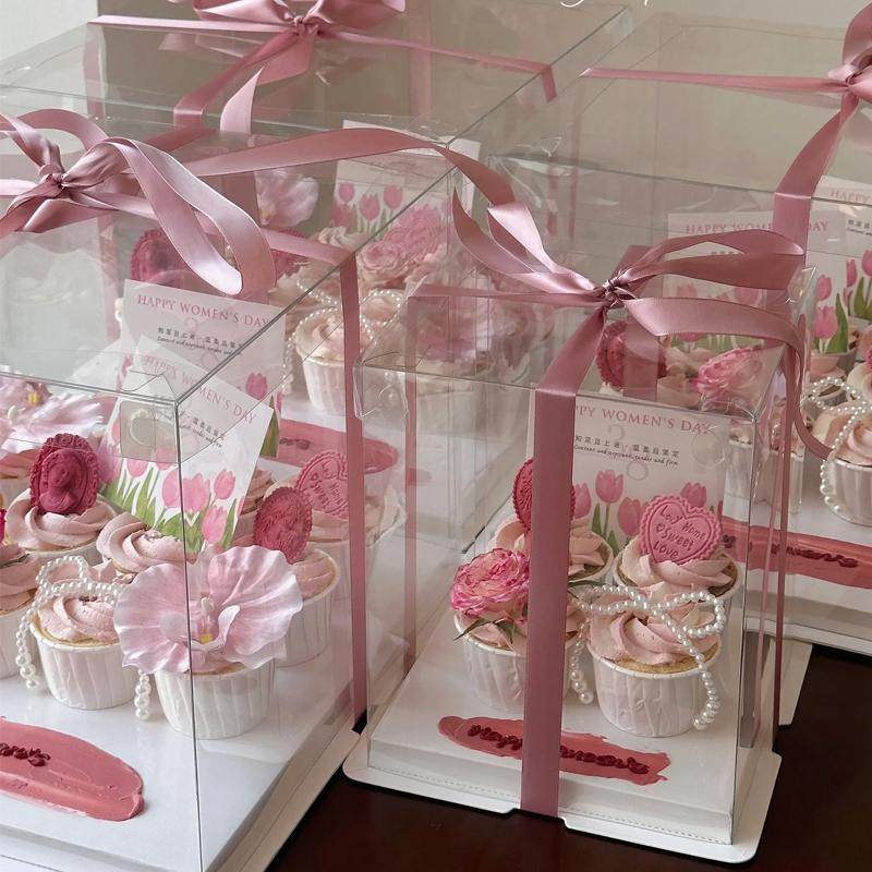 3.8妇女节女神生日蛋糕装饰摆件郁金香花束母亲节快乐卡片插件,淘宝优惠券,粉丝福利购,淘宝优惠卷