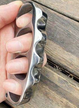 手撑子指虎四指拳套戒指环拳扣车载破窗求生装备不锈合法防身武器