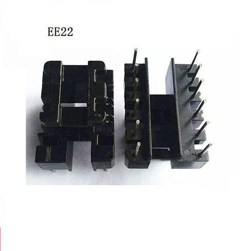 EE22高频磁芯骨架EE22变压器骨架单边加宽立式6+6针2211 - 图1