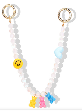 官同款挪威CH小熊bag chains樱桃款包链