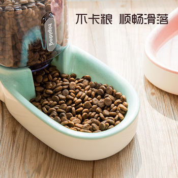 Dog Automatic Drink Fountain 3.8L grain storage bucket cat water dispenser small Teddy pet supplier ອັດ​ຕະ​ໂນ​ມັດ feeder