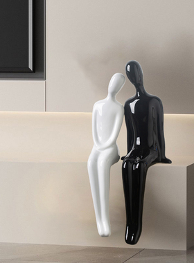 小众抽象人物情侣摆件