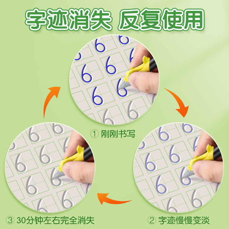 儿童凹槽练字帖全6册幼小控笔无缝衔接顺应孩子涂写天性专为3到8岁儿童打造立体凹槽精准把握笔画轨迹幼小衔接教材全套一日一练,淘宝优惠券,粉丝福利购,淘宝优惠卷