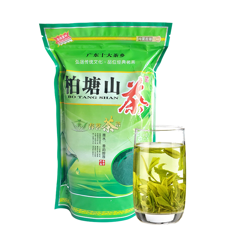 店长推荐柏塘山茶惠州特产手工客家炒青散装高山绿茶浓香茶叶500g - 图3