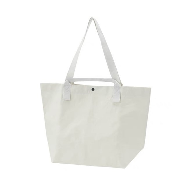 MUJI polypropylene film tote bag waterproof travel storage bag removable for floor mat shoulder bag