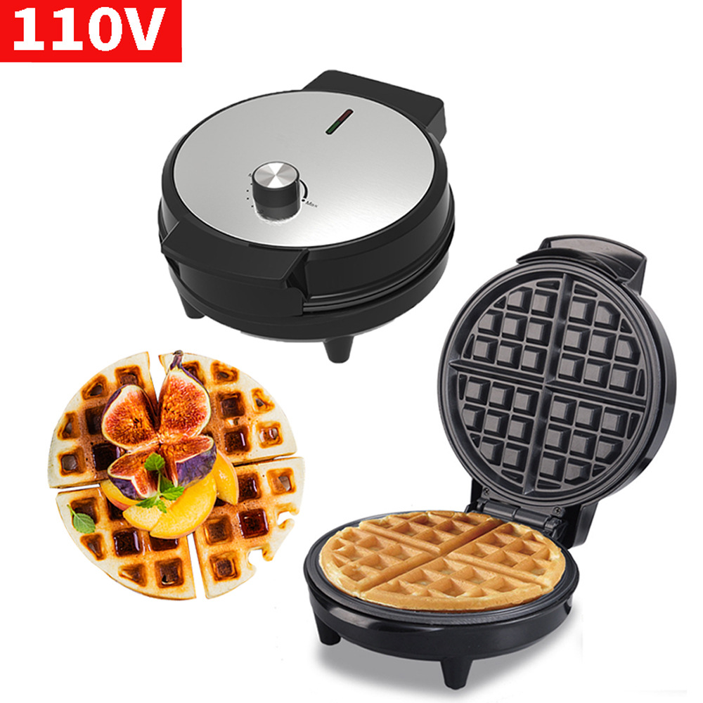 110v家用轻食机华夫饼机双人早餐三明治机电饼铛 Waffle machine - 图1