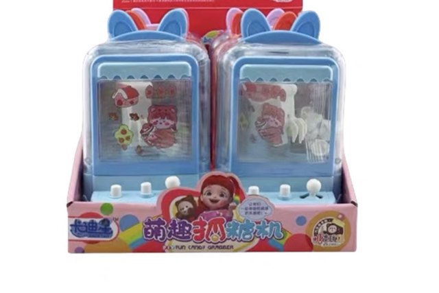 Cute candy grabbing machine, children's creative ball grabbing machine, claw machine shaped toy, gift for children, supermarket supply