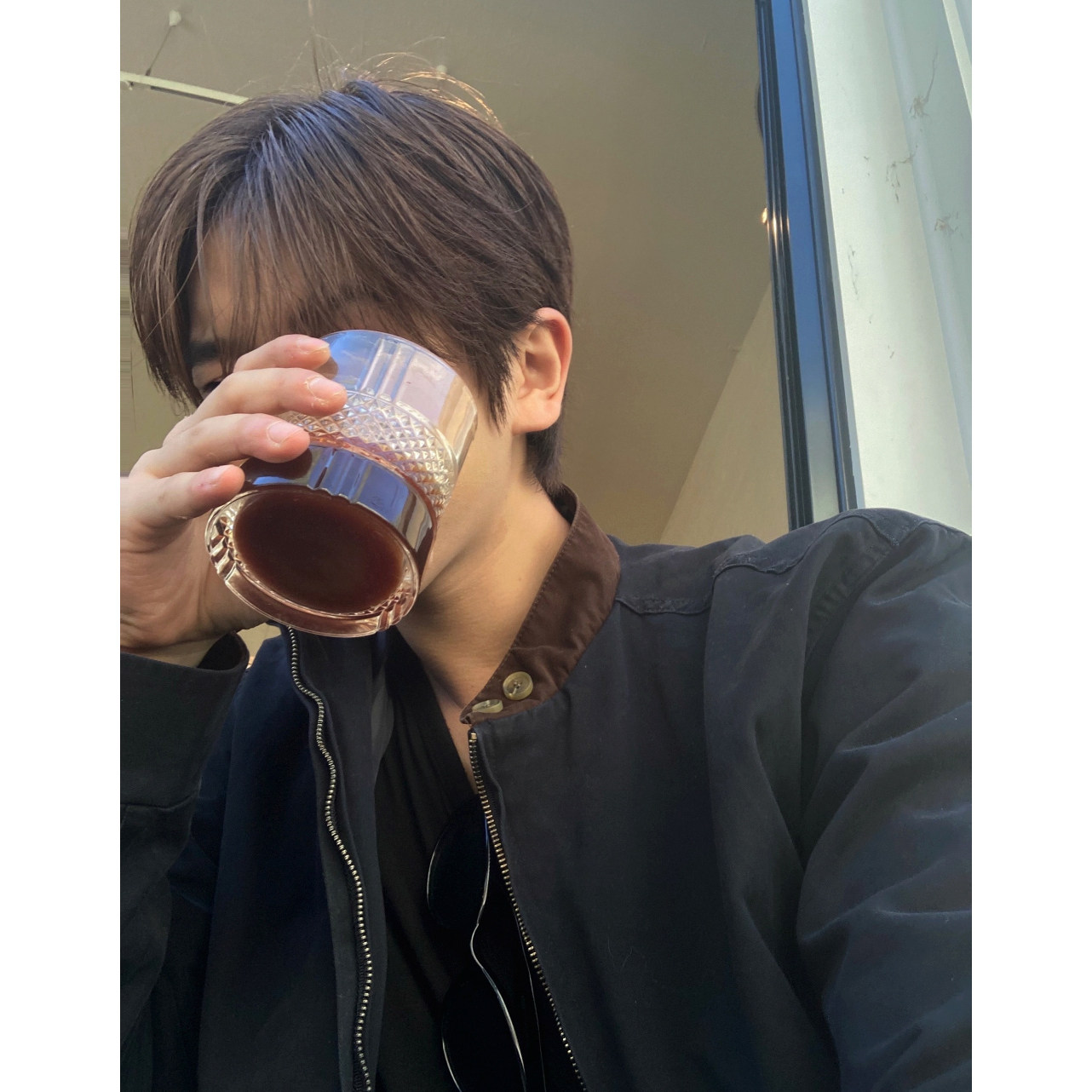 MRCYC撞色立领短款外套男士秋季宽松复古夹克韩系通勤风痞帅上衣 - 图2