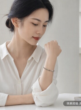 纯钛肖邦链项链非银不掉色百搭