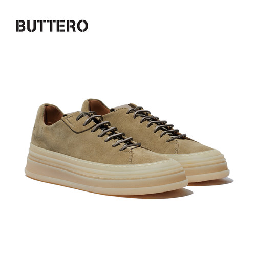 BUTTERO意大利产 反毛牛皮 男士低帮板鞋 船鞋 休闲鞋B11180/9721 - 图3