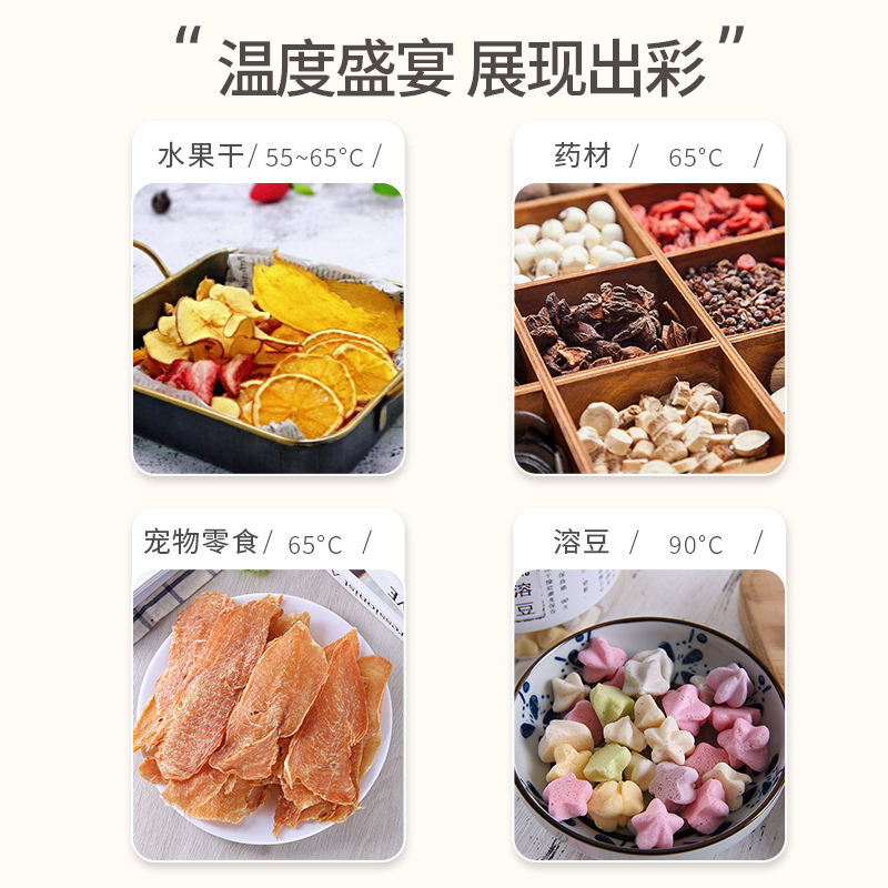 德国UCK水果烘干机食品家用小型商用蔬菜食物宠物零食芒果风干机 - 图3