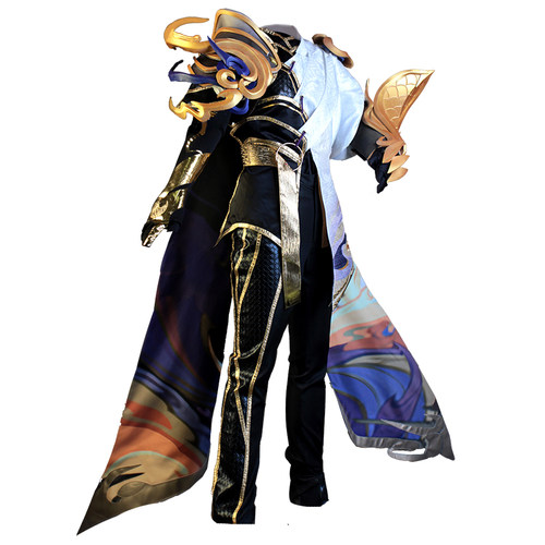 面包家cosplay王者荣耀李信一念神魔帅气游戏cos服剑铠甲重工套装 - 图3