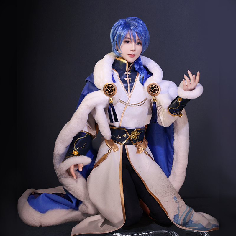 返场复刻面包家cosplay王者荣耀弈星新踏雪寻梅游戏cos服鞋套装 - 图1