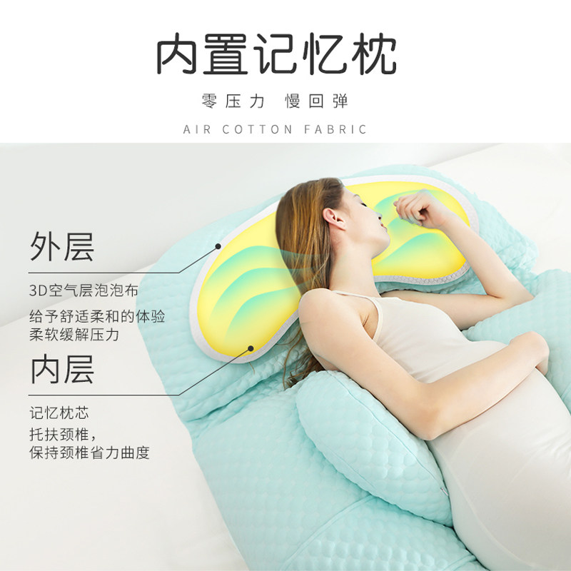 孕妇枕头护腰侧睡枕多功能孕期靠垫 曼乐雅护腰枕