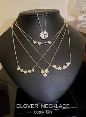 抖音爆款一款两戴磁吸花朵钛钢项