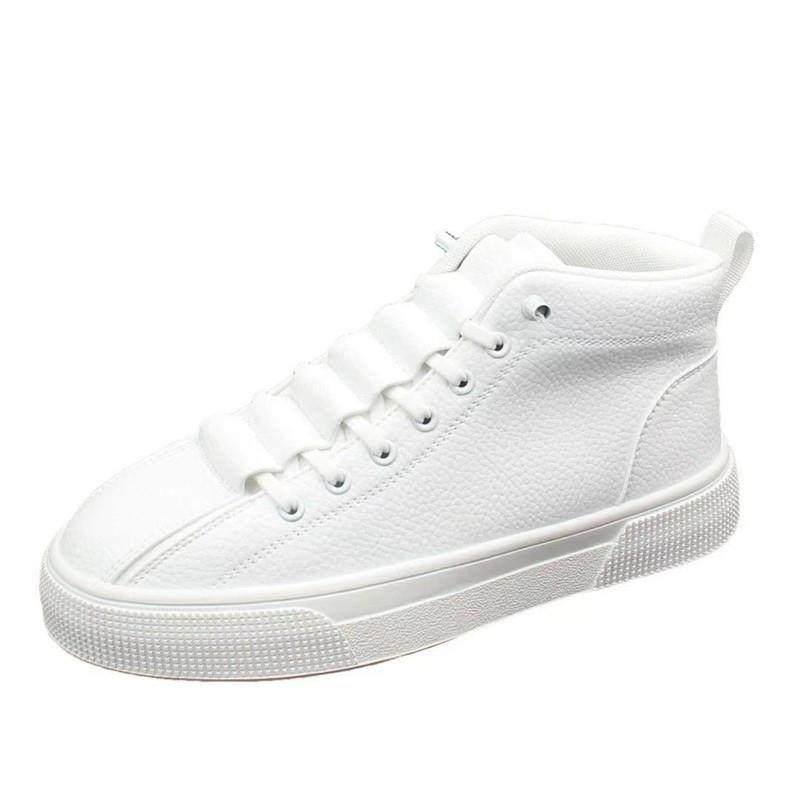 香港潮牌2025春季新款男鞋小白鞋韩版百搭休闲一脚蹬高帮厚底板鞋,淘宝优惠券,粉丝福利购,淘宝优惠卷