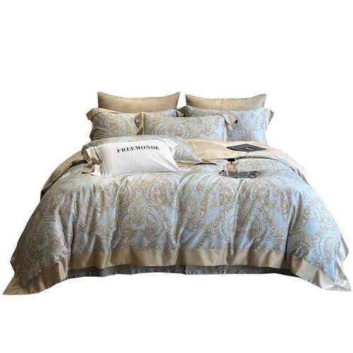 享受此刻的惬意｜欧式120S天丝棉四件套高级感纯棉被套床单床品 - 图3