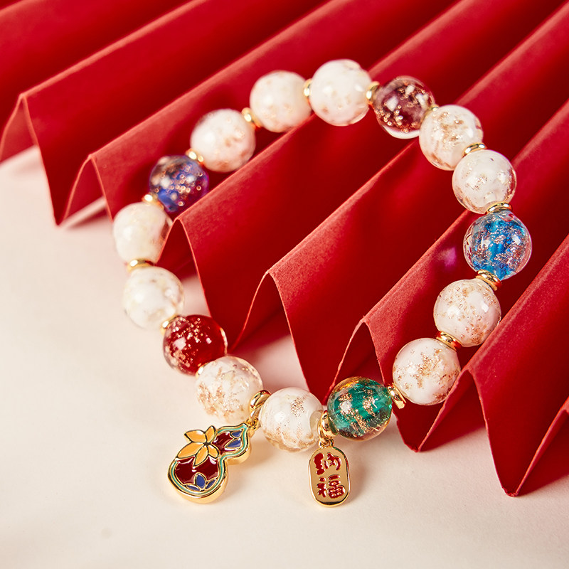 大英博物馆祈福禄手链父亲节毕业礼物新婚女孩闺蜜生日礼物女生