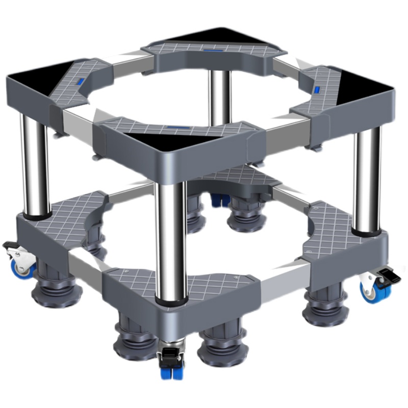加高不锈钢脚底座全自动波轮滚筒洗衣机增高托架通用支架冰箱架子