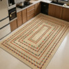 Oil-absorbent kitchen floor mat, non-slip, water-absorbent, fully covered carpet