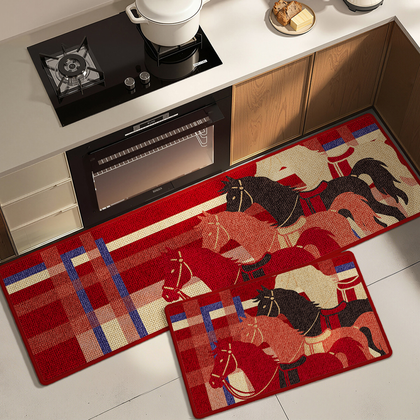 厨房地垫吸水吸油长条专用2026马年新款地毯门垫防滑防油耐脏脚垫,淘宝优惠券,粉丝福利购,淘宝优惠卷