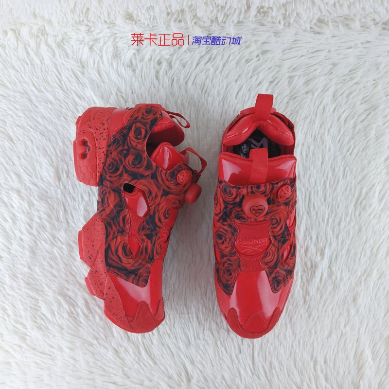 REEBOK/锐步 INSTAPUMP FURY 男女气泵舒适充气休闲运动鞋 DV9585