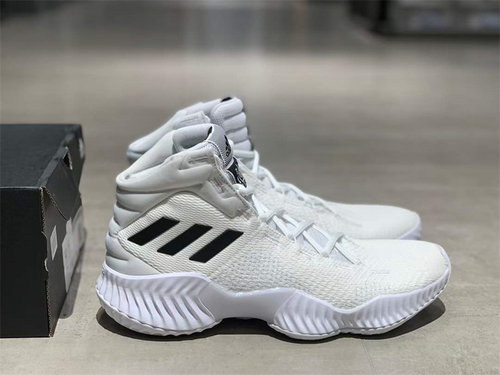 莱卡正品Adidas Pro Bounce男子实战缓震训练运动鞋篮球鞋 FW5745 - 图2