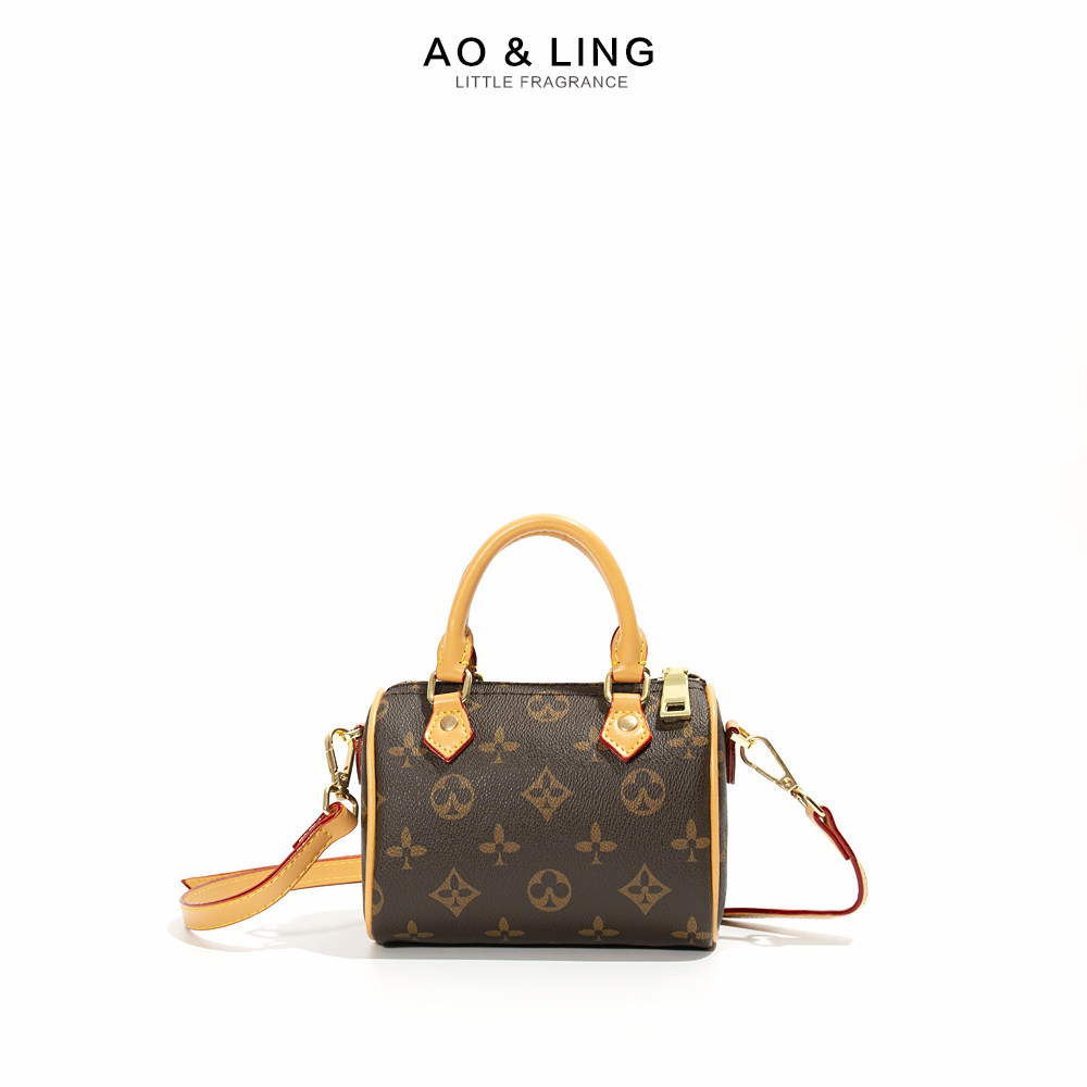 百搭2021新款秋冬迷你单肩波士顿包 奥翎女士包袋