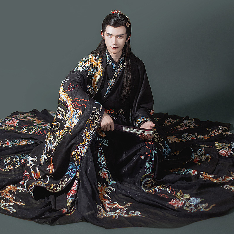 序绘原创跃龙门男女款汉服齐腰婚服 序绘汉服