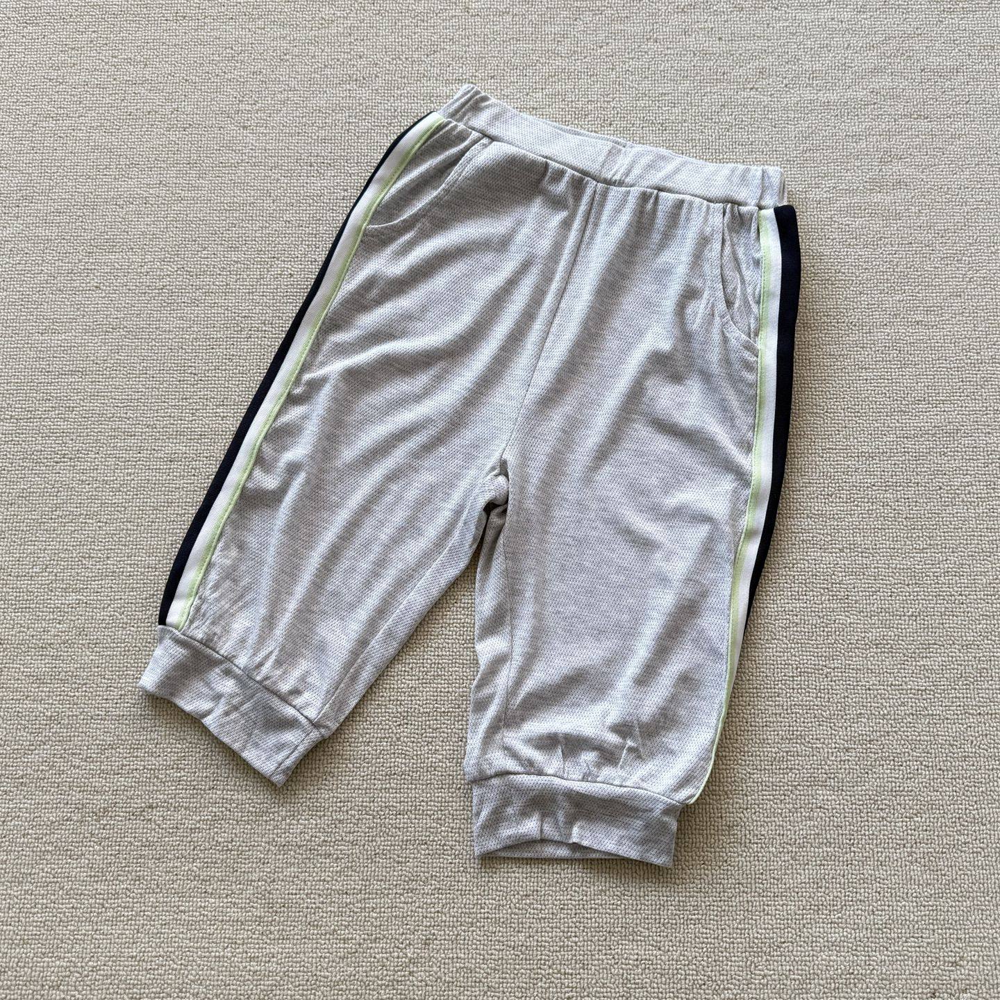 110-130码 专G夏季男童儿童炒薄绵软透气弹力拼条七分裤休闲裤子,淘宝优惠券,粉丝福利购,淘宝优惠卷