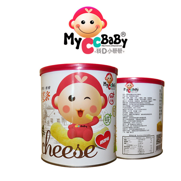 我d小蔡蔡泡芙条手指米条7月奶酪 myccbaby我d小蔡蔡膨化食品